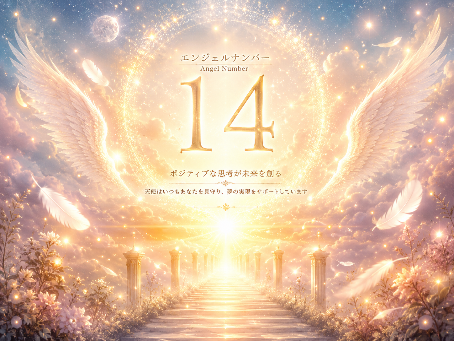 エンジェルナンバー14が示す奇跡の前兆♡夢が現実になる時