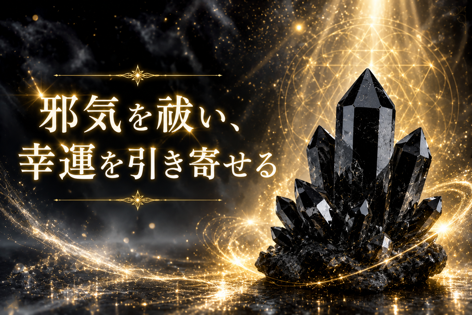 邪気を祓い、幸運を引き寄せる｜モリオンが守る魂と運命